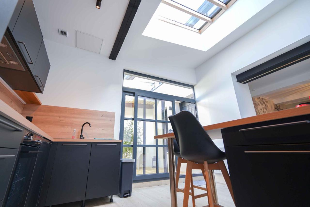 La Villa Berenice « Le Patio » En Coeur De Ville Saint-Amand-les-Eaux Kültér fotó
